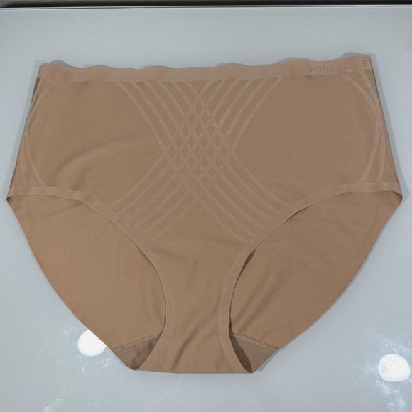 NEW $40 Honeylove [ 3X ] Silhouette Shaping Briefs‎ in Sand Nude - Picture 3 of 11